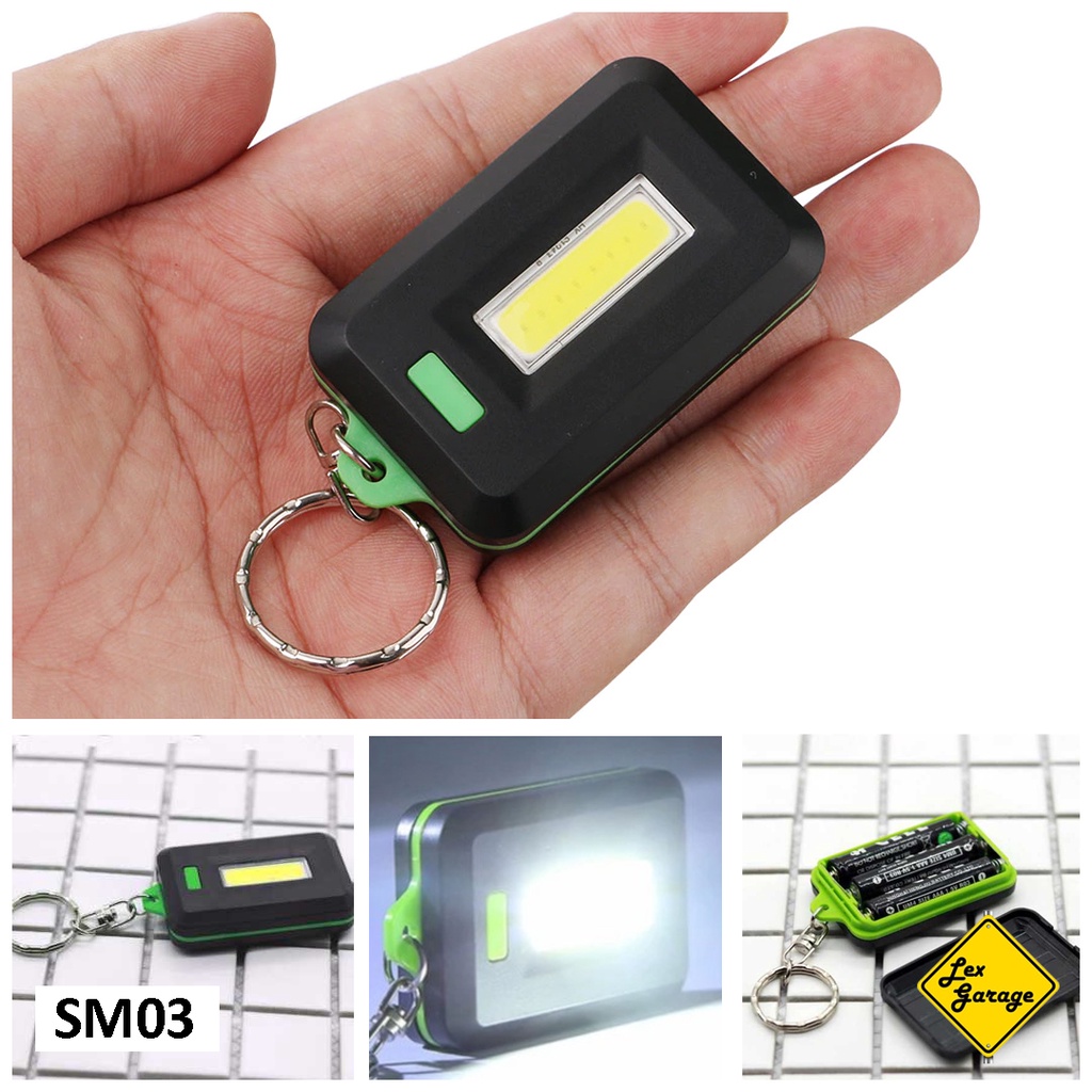 Senter LED Mini Zoom USB Penlight Pena Cree Gantungan Kunci Flashlight