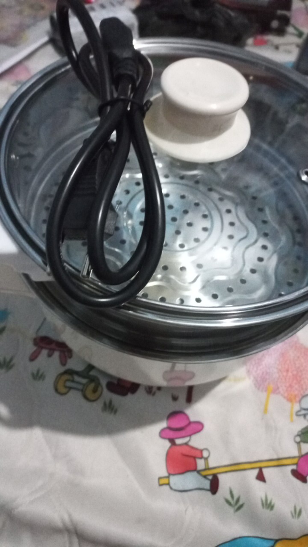 Gm Bear Panci Listrik Serbaguna 20cm 1225-multi Electric Pot 20cm