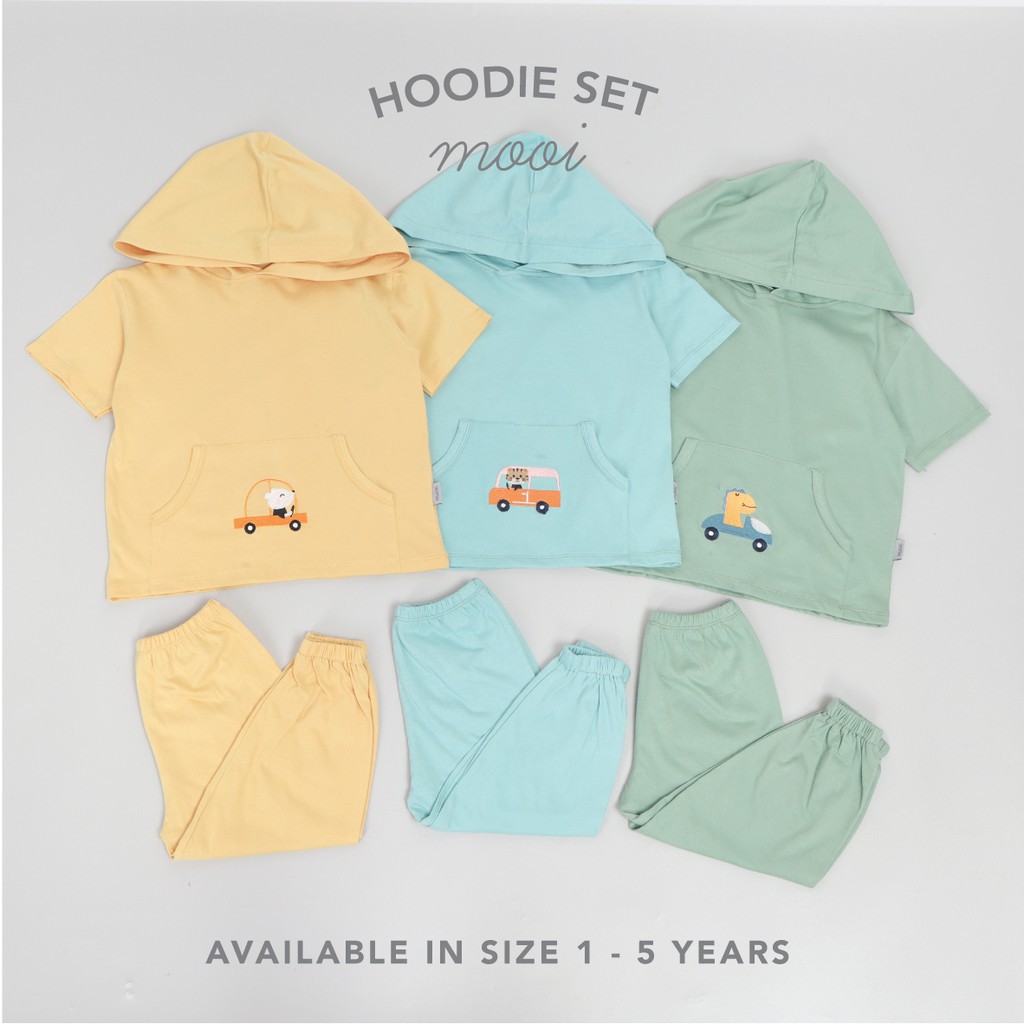 Mooi Setelan Anak Hoodie Unisex Hoodie Set CBKS SO