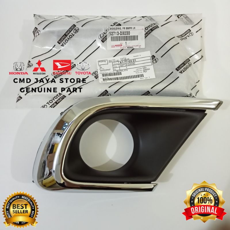 Cover Foglamp Grand Innova 2014-2015 Type V Chrome ORIGINAL