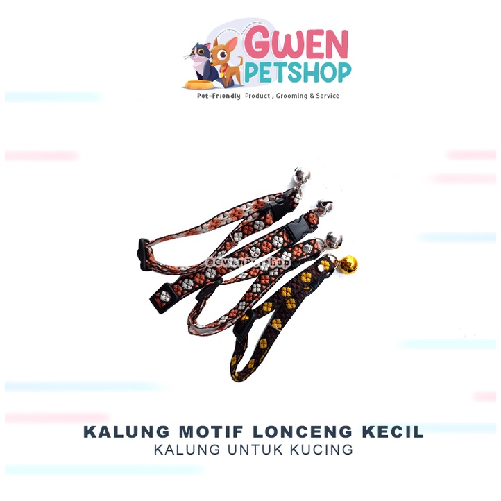 Kalung kucing anjing lonceng