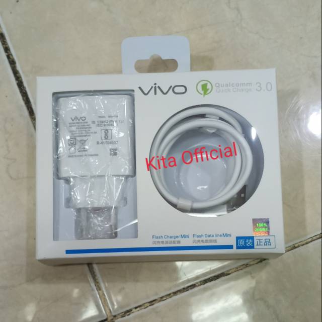 ORIGINAL CHARGER VIVO V15 PRO KABEL MICRO USB FAST CHARGING S1 V11 V11i Z1 PRO IQOO QUALCOMM QC 3.0