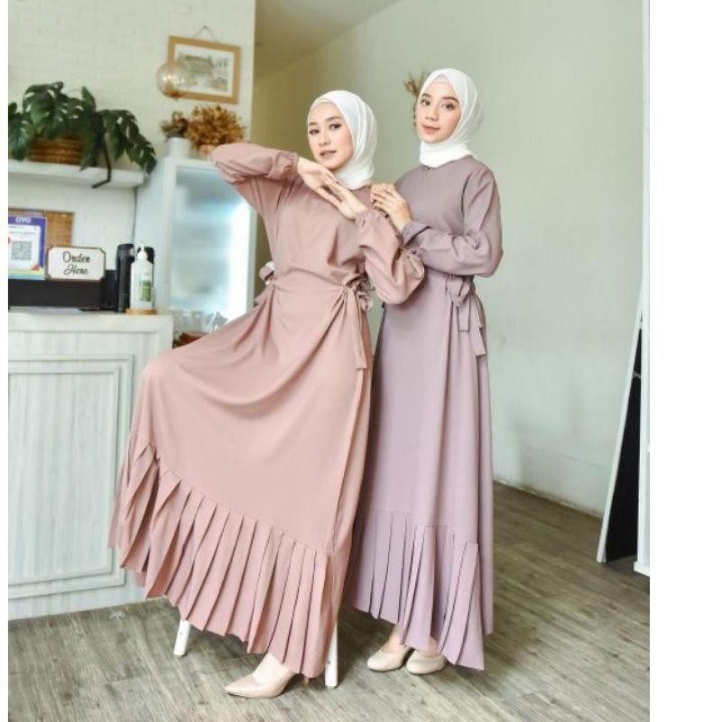 DRESS TERBARU /ELISKA MAXY DRES/GAMIS REMAJA KEKINIAN/TERLARIS /REMPLE BAWAH