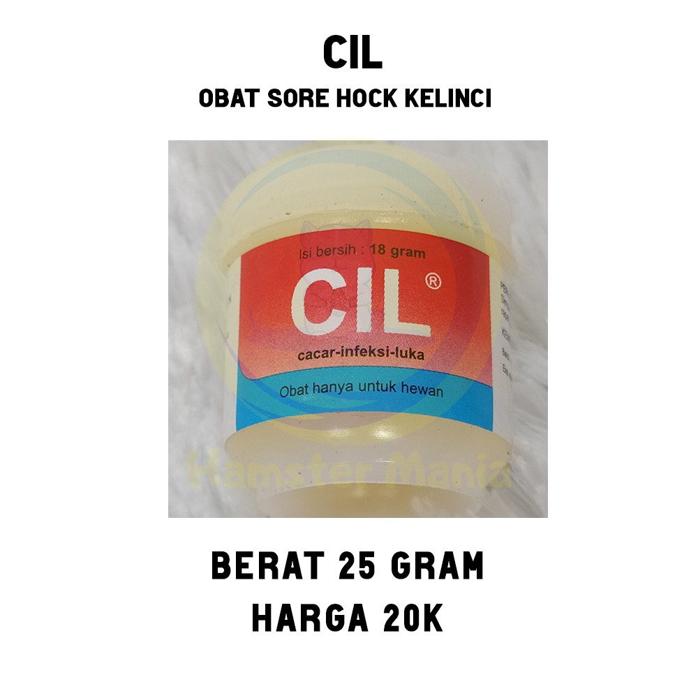 Salep CIL 18gr Obat Cacar Infeksi Luka Shorehock Kelinci Bernanah Obat Sorehock Kelinci CIL Obat Luk