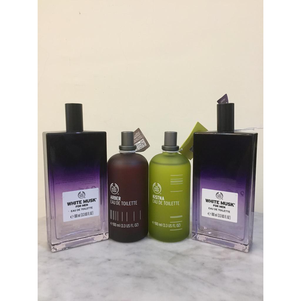 Jual The Body Shop Kistna, White Musk For Men 100ml Shopee Indonesia