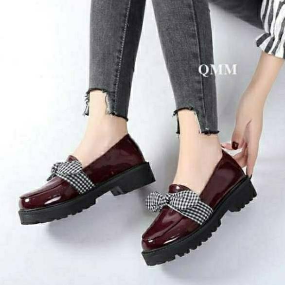 Sepatu Wanita / Docmart slofy / Sepatu Loafers Wanita /  ▫ DZ.877476