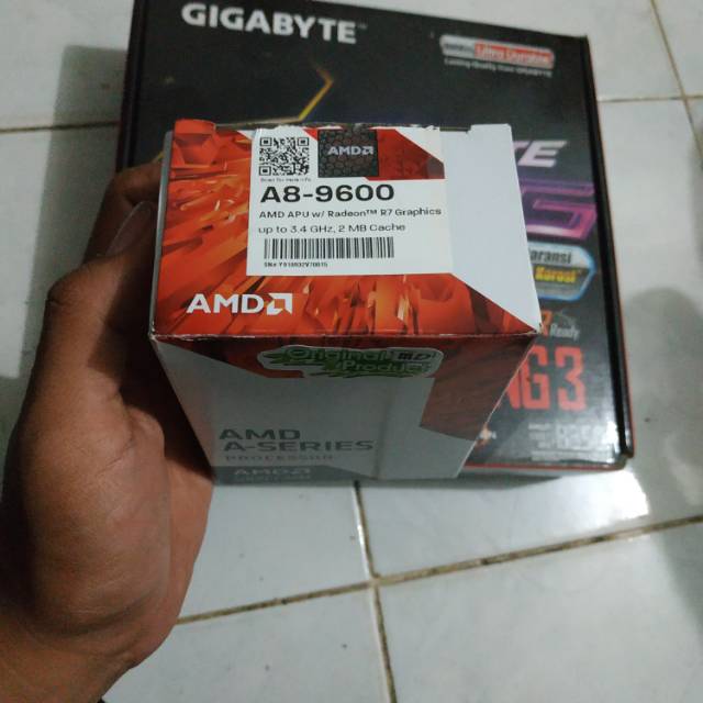 AMD A8 9600 Quadcore Pembelian desember 2017