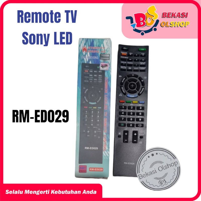 Remote TV LED-LCD SONY Remot SONY RM-ED029