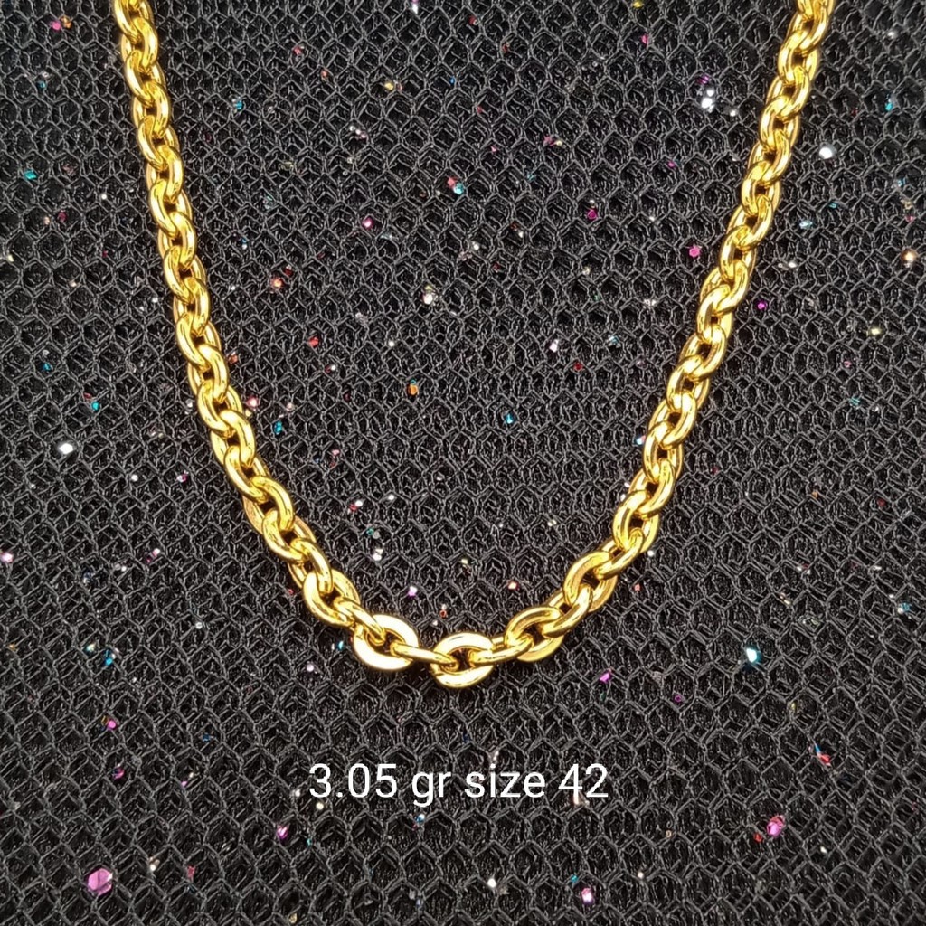 New Kalung Emas 17 K - kuning 3.05 gr Kadar 750 - 2558