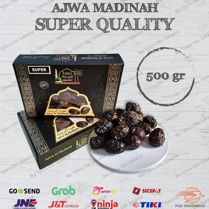 

Kurma Ajwa / Nabi 500Gr Asli Dari Madinah Al Munawarah Kwalitas Super Mudikulo.Com1