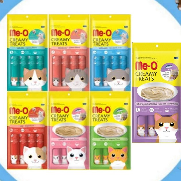 MEO CREAMY TREATS 60G 15G X 4 ALL VARIANT