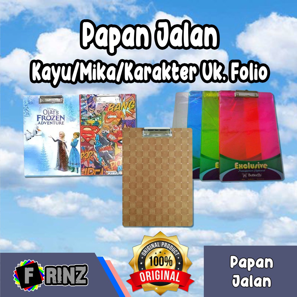 

ATK ~ Papan Jalan / Clipboard Folio