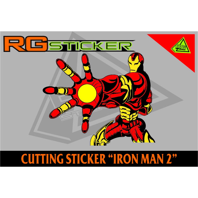 cutting stiker  iron man uk 20 cm