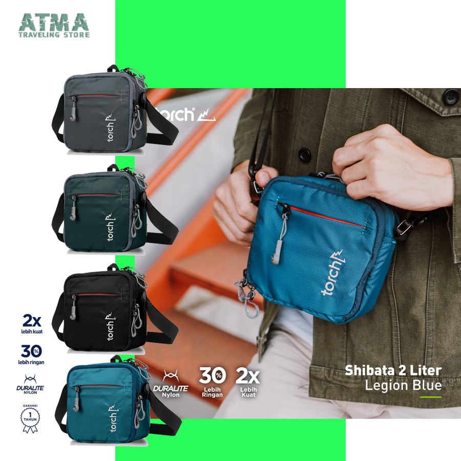 Tas Selempang Torch Shibata 2 Liter 6 varian warna