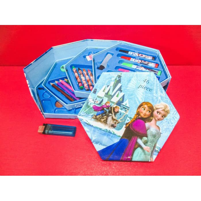 

me173 Crayon Set 46 Pieces Karakter Frozen