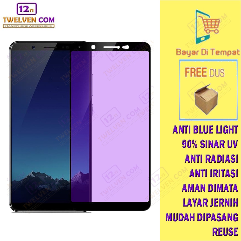 [FLASH SALE] ANTI BLUE LIGHT TEMPERED GLASS Vivo V7 Plus