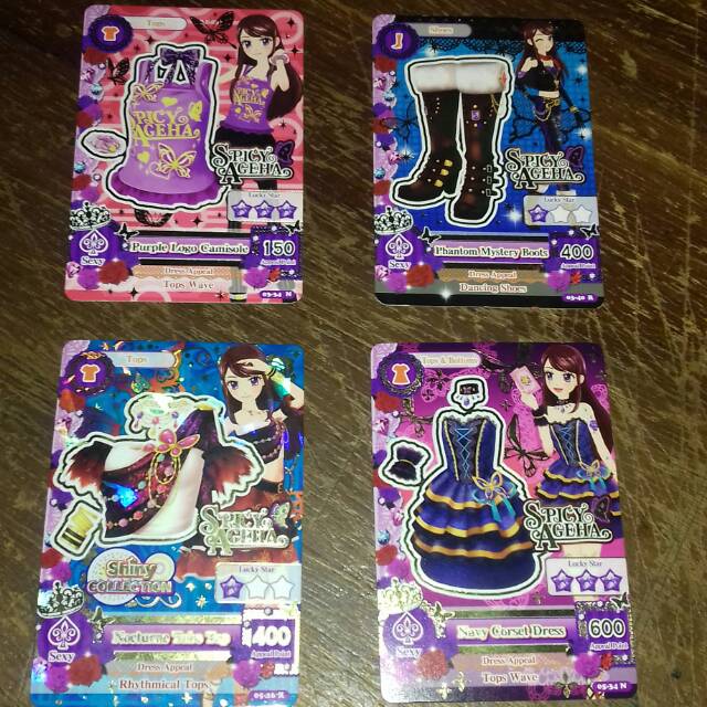 Aikatsu Card : Spicy Ageha Card (random)