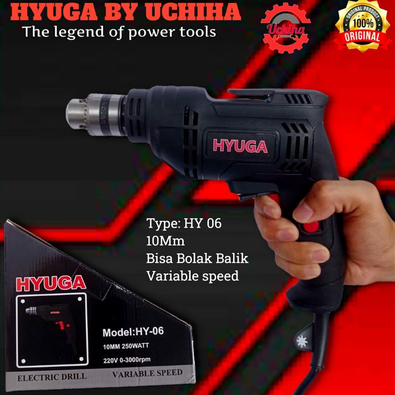 bor listrik 10mm by hyuga japan technology bor low watt bor kayu besi tembok pvc dll