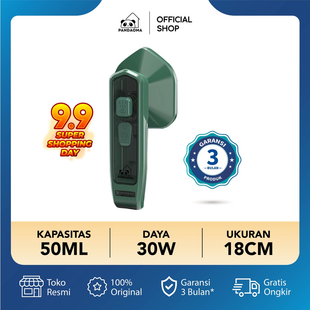 pandaoma setrika mini portable cepat panas electric steam iron i267