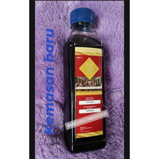 

PERJAMUAN KUDUS BOTOL Anggur 1 LITER non alkohol