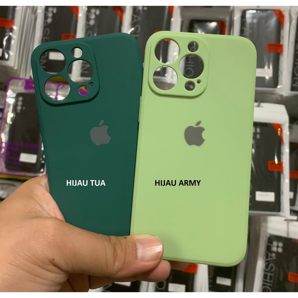 IPHONE 13 PRO MAX 13 PRO 13 13 MINI CASE ORI LOGO SOFTCASE BLUDRU SQUARE LIQUID LOGO SILIKON WARNA FULL CASING PROTECT CAMERA COVER PELINDUNG KAMERA 13 PROMAX