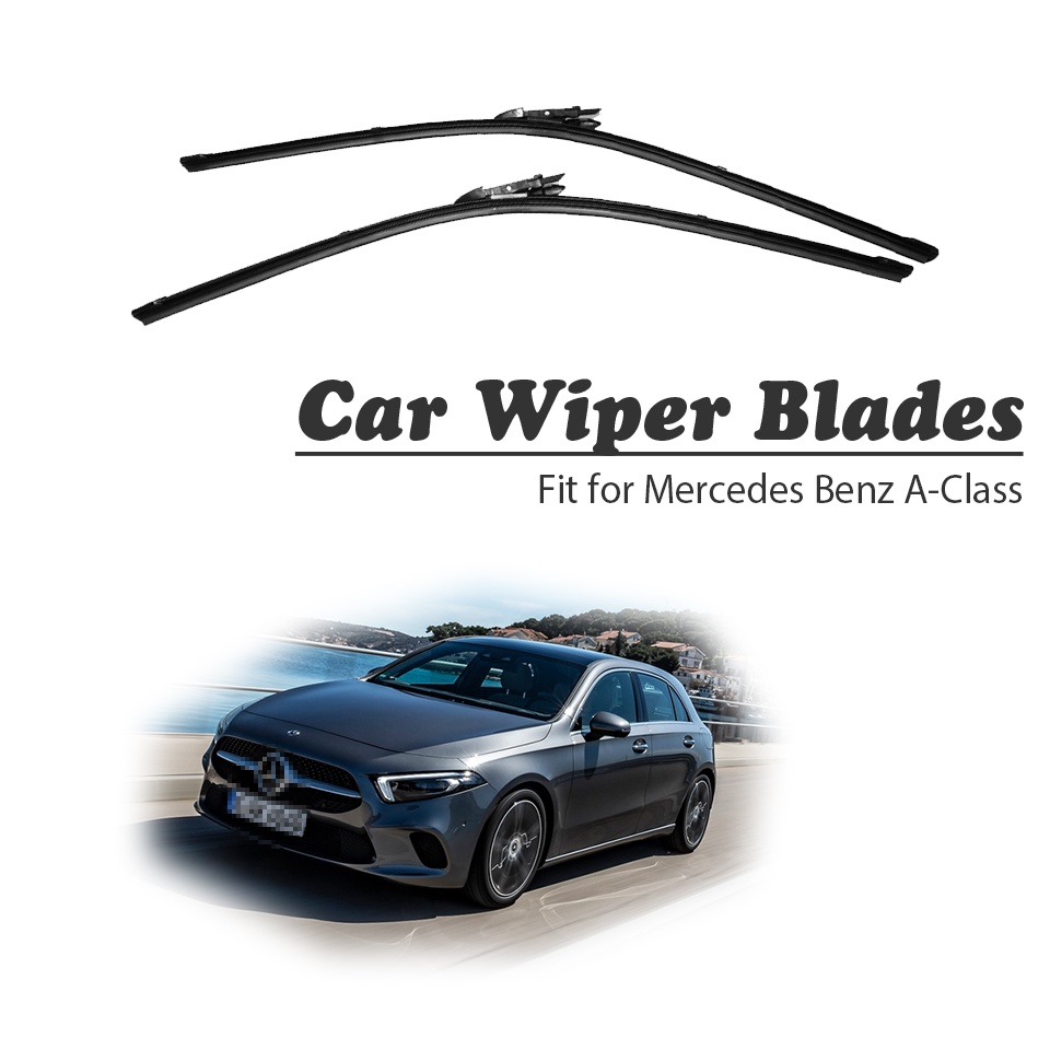 1 Set Karet Wiper Depan Mobil Untuk Mercedes Benz A Class W176 W169 W168 AMG