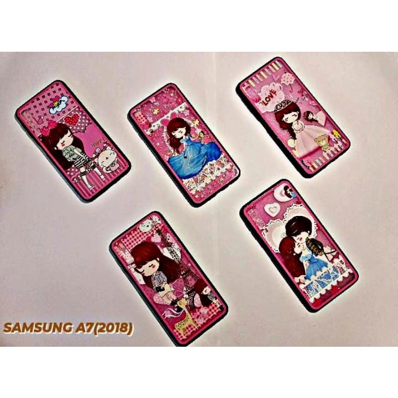 Softcase karakter Korea girl Huawei Y7 pro