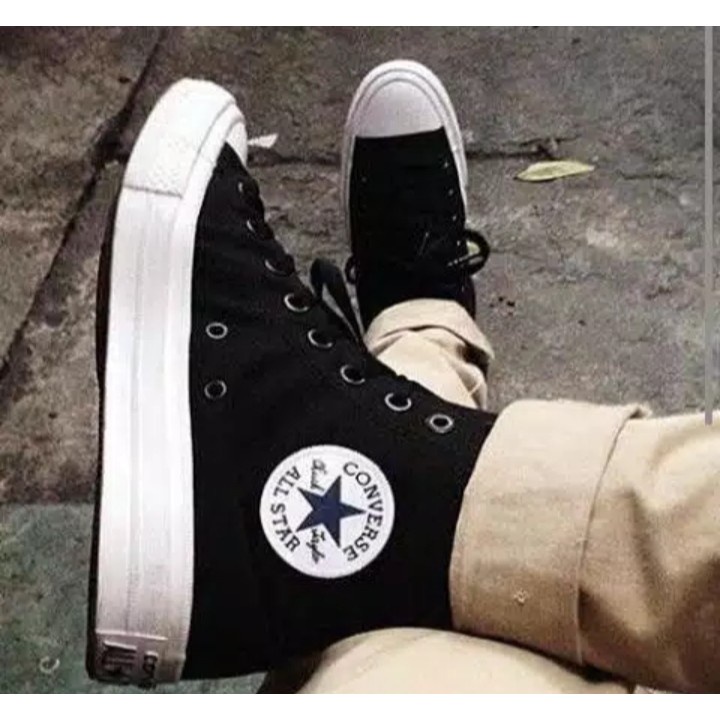 SEPATU CONVERSE BOOT HIGH CT ALLSTAR ALL STAR FASHION WARNA HITAM ORIGINAL PREMIUM