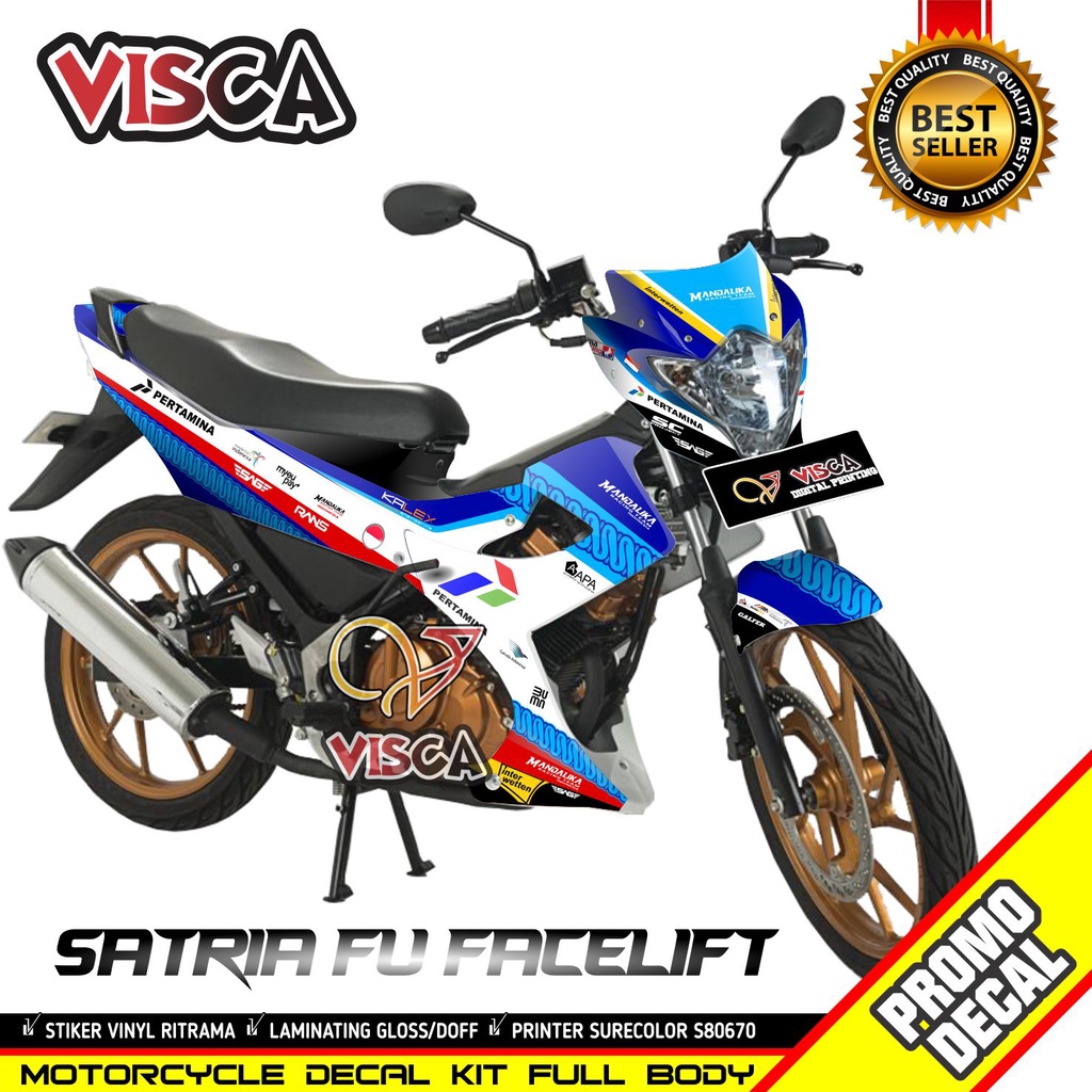 Decal Satria Fu Facelift 2014 Full Body Stiker Satria Fu Facelift 2014 Full Body Striping Satria Fu 