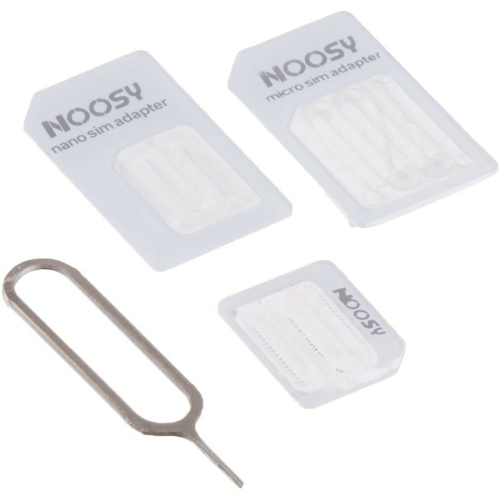 NOOSY SIM CARD ADAPTOR 3in1 Tray Ejector Rumah Adapter Nano Micro - MKM