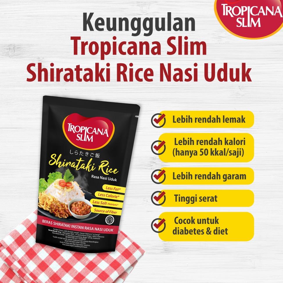 

Ykq57 BUY 2 GET 1 - Tropicana Slim Shirataki Rice 72 g - Bantu Dukung Hidup Sehat ..,,.,,.,