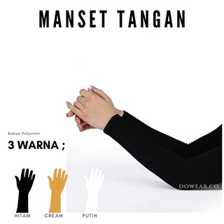 Manset Tangan polos lengan panjang /Sarung Lengan / handsock Pria dan Wanita