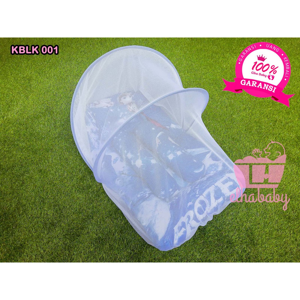 PROMO !! Kasur Lipat Bayi Set Kelambu Bantal Guling | Tempat Tidur Anak Baru Lahir Motif Lucu Murah1