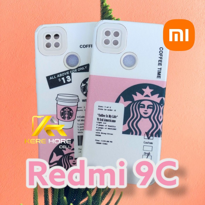 SOFTCASE REDMI 9C STARBUCKS PRO CAMERA PREMIUM CASE