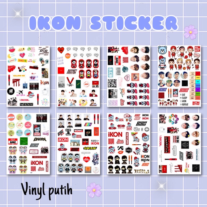 STICKER SET / PACK KPOP IKON
