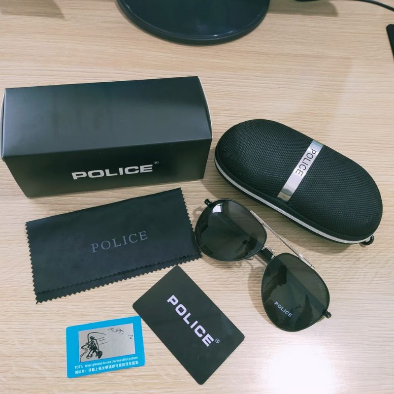 Kacamata original police Pria Polarized Anti UV sunglasses