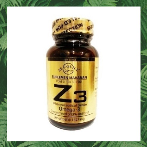 Sea-Quill Z3 Omega 3 / Seaquill Vitamin Kolesterol  / Sea Quikk / Suplemen Jantung Hipertensi [BPO]