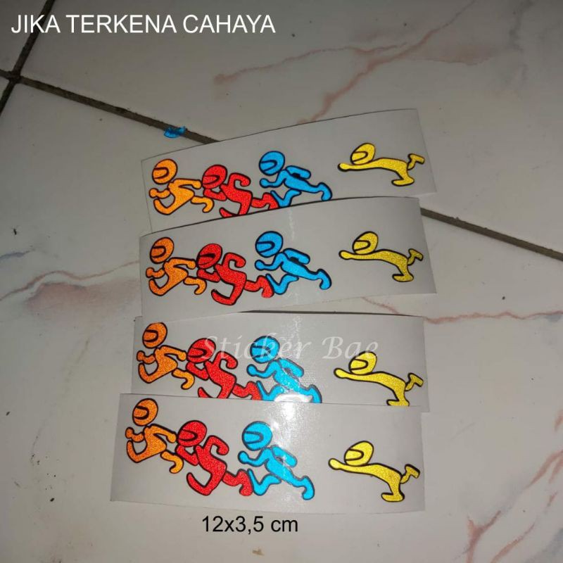 stiker stickman tartaruga valentino rossi sticker motor cutting