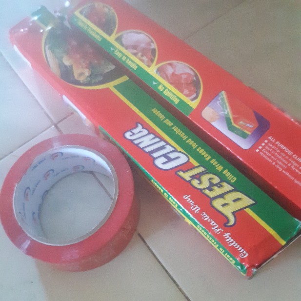 Lakban Fragile Jangan Dibanting Putih 100meter Startape