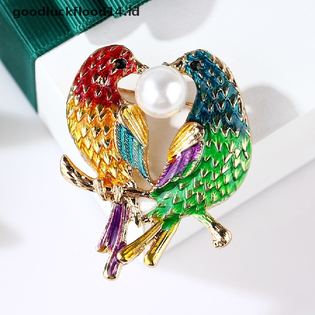 [OOID] Women Flamingo Crystal Bird Phoenix Animal Bird Owl Breastpin Brooch Pin Jewelry ID