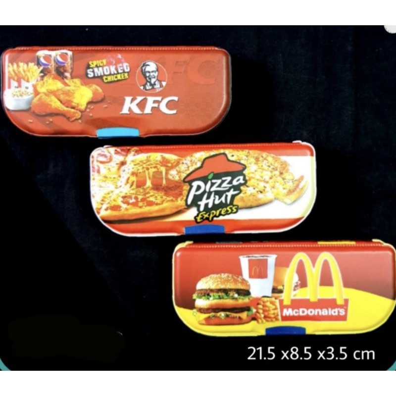 kotak pensil MAGNET MAKANAN MINUMAN/PENCIL CASE-OVAL MAKANAN