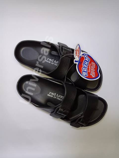 RED APPLE SANDAL DOUBLE STRAP UNISEX ORIGINAL THAILAND MURAH - BG2562 QR0255-4