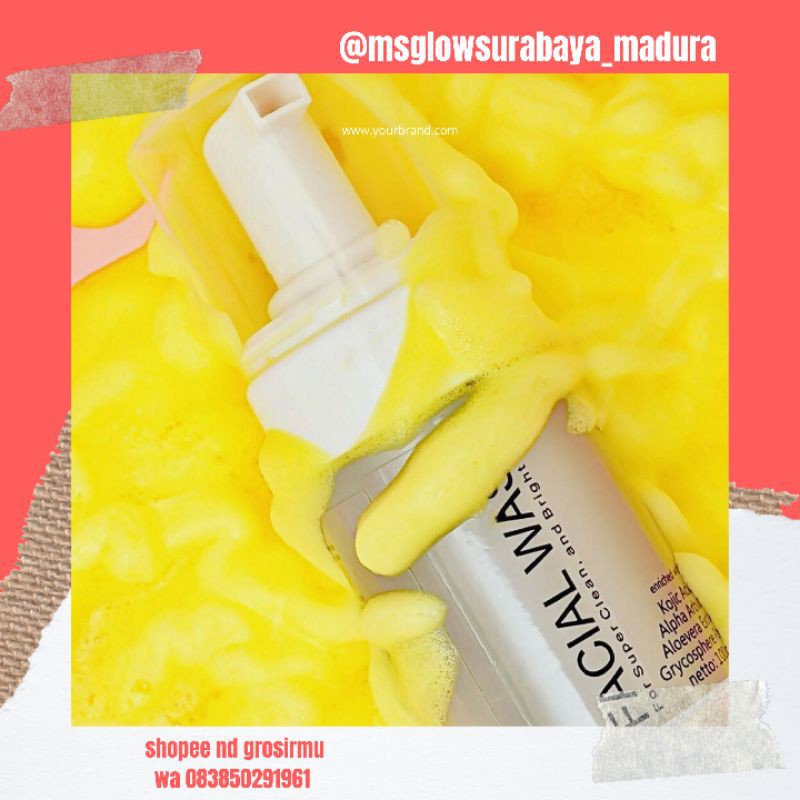 facial wash ms glow ori