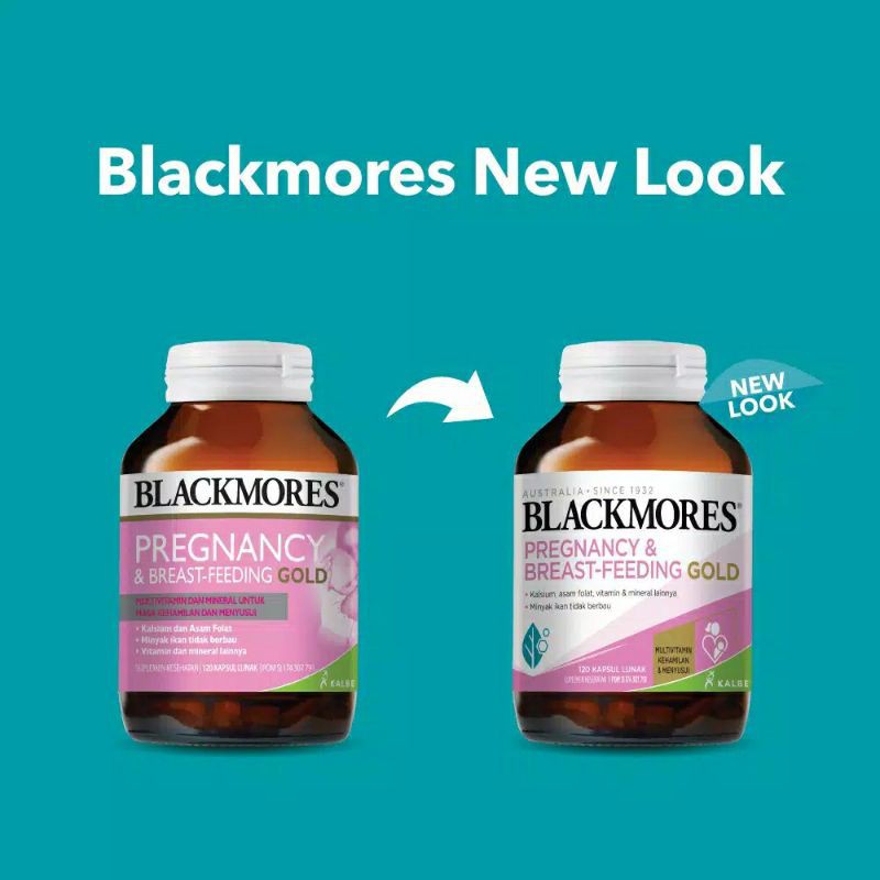 Blackmores Pregnancy n Breastfeeding New Look Halal Indonesia