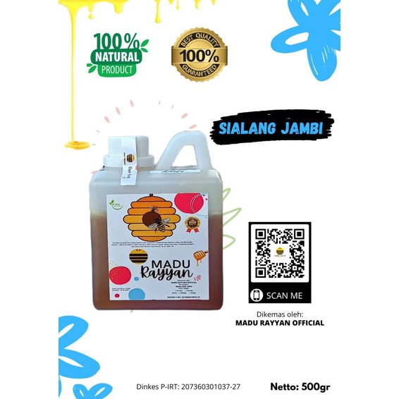 Madu hutan sialang jambi original 500gr