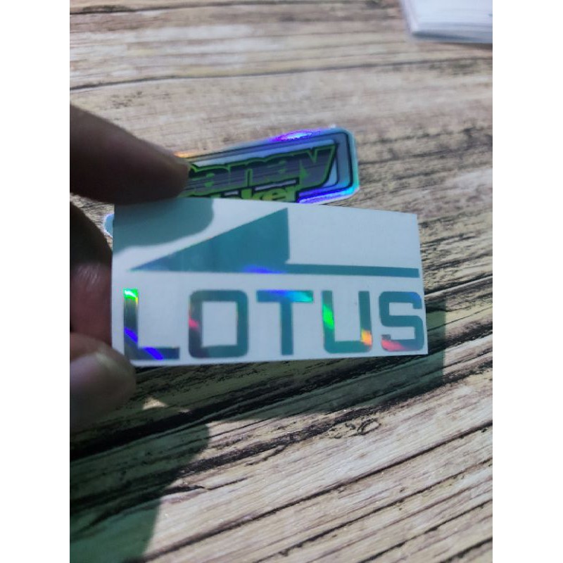 STICKER VISOR LOTUS VISOR HELM CUTTING