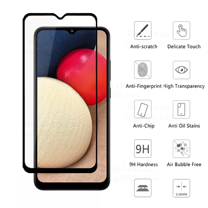 3IN1 Tempered Glass Layar SAMSUNG AO2 / M02 + Garskin + Camera / 2IN1  SAMSUNG A02 / M02