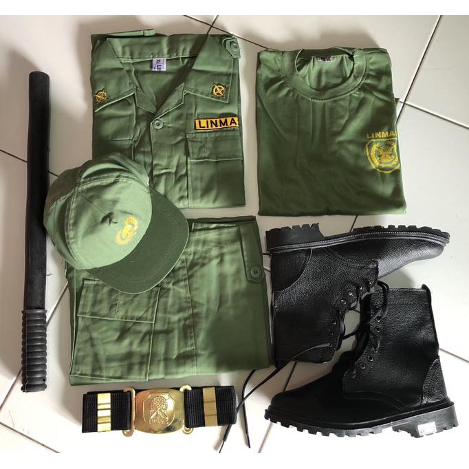 Baju Linmas Full Set / Seragam Linmas Full Set