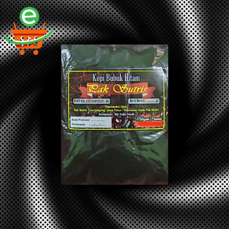 

KOPI BUBUK HITAM/CETHE PAK SUTRIS 100g