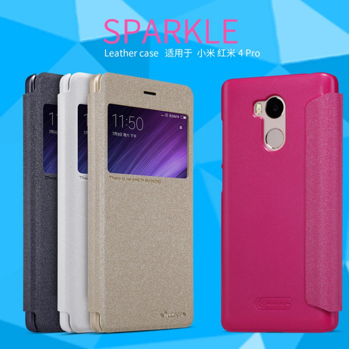 XIAOMI Redmi 4 Pro / Prime Flip Cover NILLKIN Sparkle Hard Case